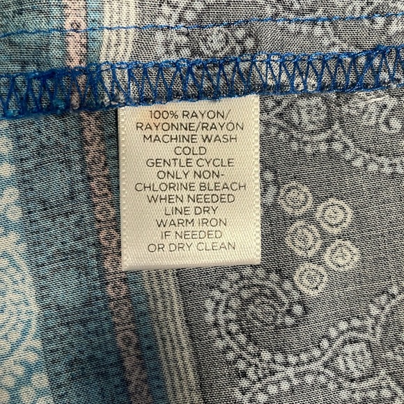 LOFT blue, sleeveless summer dress - Picture 8 of 8